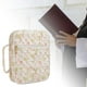 thumbnail image 1 of Estuche de transporte con asa para Biblia, organizador multifunción, protector para Biblia, ideal para mujeres, niñas, madres y viajes. Flor de hoja verde, 1 of 8