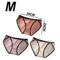 thumbnail image 2 of Silk satin underwear, love ring buckle high split girls briefs., 2 of 5