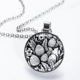 thumbnail image 2 of Easter Glass Design Circular Pendant Necklace for Women - Elegant Statement Jewelry Piece for Every Occasion, 2 of 5