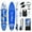 Blue, variant on Blue 11'x34""x6"" Inflatable Stand Up Paddle Board with Accessories, PVC SUP for Beginners, Stable Paddle Board for Open Water, Travel & Surfing
