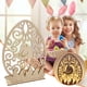 thumbnail image 1 of Fiudx Adorno Led de Madera para Pascua, con Forma de Conejito, con Motivos Florales y Vegetales, Luces Led a Pilas, Decoración de Mesa para El Hogar, Decoración para Fiestas, Regalo Ideal para Pascua, 1 of 4
