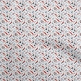 thumbnail image 1 of oneOone Cotton Poplin Twill White Fabric Sports Dress Material Fabric Print Fabric By The Yard 56 Inch Wide, 1 of 5