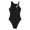 Black, variant on Sngxgn Women's Ribbed Swimsuit Tie Side Bathing Suits Ladies Swimwear(Green,L)