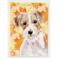 thumbnail image 1 of Carolines Treasures BB9508CHF Fil Cheveux Jack Russell Automne Drapeau Toile Maison, 1 of 4