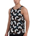 thumbnail image 2 of Lsque Game Pattern Mens Tank Tops Muscle Athletic Quick Dry Sleeveless Workout Fitness T Shirts Beach Tank Top, Loose-fit Sleeveless Shirt for Men-Medium, 2 of 7