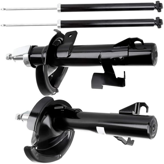 Shocks Front Rear,cciyu Shock Absorbers for 2004 2005 2006 2007 2008 2009 2010 2011 for Mazda 3,2006 2007 2008 2009 2010 for Mazda 5 Parts Struts (4pc Set)