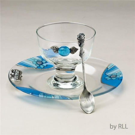 Rite Lite PPEB-668 Passover Glass Charoset Set, Azure, 4 ft.