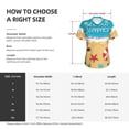 thumbnail image 4 of Honeii Hello Summer1 Print Women's Classic V-Neck T-Shirt,Womens Fashion Tops,Stylish Everyday Top for Women, Casual Summer Spring Outfits Clothes-Small, 4 of 5