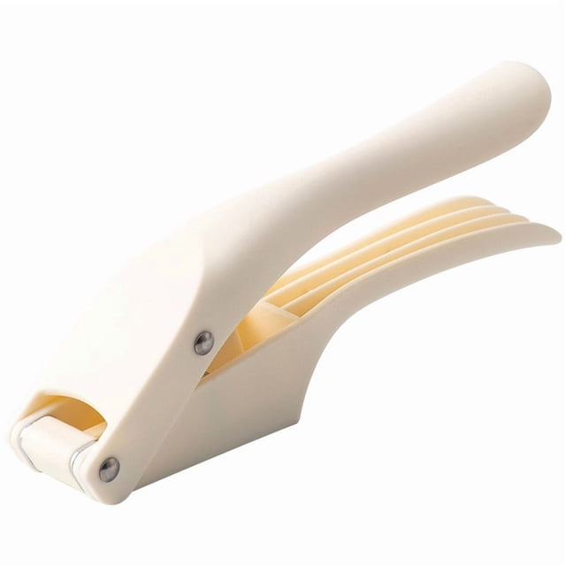 Tauxra 2 In 1 Heavy Duty Stainless Steel Garlic Press Crusher With Non Slip Handle For Fresh Garlic Paste Slicing For Kitchen