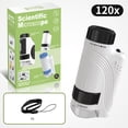 thumbnail image 1 of WLAGOOD Microscope Explorer Set for Kids,Science Experiment Toy with Portable Microscope,60-120x Zoom Miniscope Portable Handheld Mini Scope Educational Science Kit STEM & Science Toy, 1 of 3