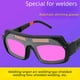 thumbnail image 1 of Gafas de soldadura con oscurecimiento automático, gafas de soldadura, gafas protectoras para los ojos, protección para los ojos, espejo antideslumbrante, 1 of 4