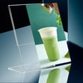 thumbnail image 3 of WHAMVOX 3Pcs Display Racks Acrylic Paper Display Clear for Shopping Mall, 3 of 8