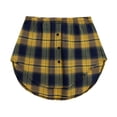 thumbnail image 1 of Prolriy Rallonge de Chemise pour Femmes, Jupon de Jupe Inférieure pour Femmes, Extension de Chemise avec Boutons, Extension de Chemise Superposition Mode Haut Bas pour Femmes Jupes pour Femmes Jaune TTG, 1 of 3