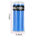 thumbnail image 4 of EeaseCA 100 Pcs Brosses Applicatrices Micro Jetables Extension de Cils Coton-Tige Micro Brosse à Cils (Bleu), 4 of 8
