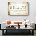 thumbnail image 4 of Psalm 23 2-3 Bible Verse Wall Art Vintage Scripture Poster He Restores My Soul Prayer Wall Decor for Living Room Pictures for Kitchen Decorations Painting Artwork Printed Canvas Pics, 4 of 5