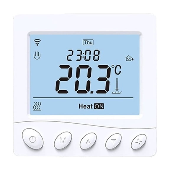 Warm Floor Thermostat, Tuya Smart Temperature Remote Controller For Electric/Gas Boiler/Water Home ,Temperature calibrating