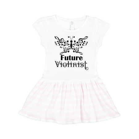 

Inktastic Violin Music Future Violinist Music Gift Gift Toddler Girl Dress