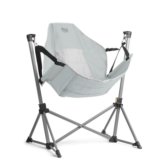 Timber Ridge Portable Hammock Chair with Carry Bag, Folding Outdoor Chair 300 lbs Capacity, Grey