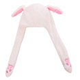 thumbnail image 5 of Salto Con Orejas Para Mujer Y Niña, Gorro De Animal, Gorro Con Bolsa De Aire, Gorro De Felpa Con Orejas Para Interiores Y Exteriores, Diadema Para Halloween Cateissary HA044582-01, 5 of 5