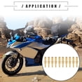 thumbnail image 3 of Chorros de carburador de motocicleta universales, chorros piloto, boquillas 32 35 38 40 42 45 48 50 52 55 tono dorado 10 piezas, 3 of 7