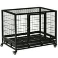 thumbnail image 1 of PawHut Heavy Duty Dog Crate Cage for Large Medium Dogs Lockable Wheels Tray, 1 of 9