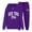 Purple, variant on Sweatsuits Women 2 Piece Outfit - Long Sleeve Hoodie With Sweatpants Set Womens Matching Sets Fall Womens Lounge Sets