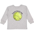 thumbnail image 3 of Inktastic Future Tennis Star Cute Tennis Ball Boys or Girls Long Sleeve Toddler T-Shirt, 3 of 5