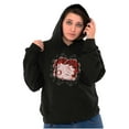 thumbnail image 3 of Betty Boop Cute Wink and Kiss Face Hoodie Sweatshirt Women Brisco Brands S, 3 of 6