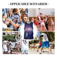 thumbnail image 6 of Sikiie Planets Stars And Galaxies1 Basketball Jersey Reversible Men's Mesh Athletic Sports Shirts Training Practice S-4XLLarge, 6 of 6