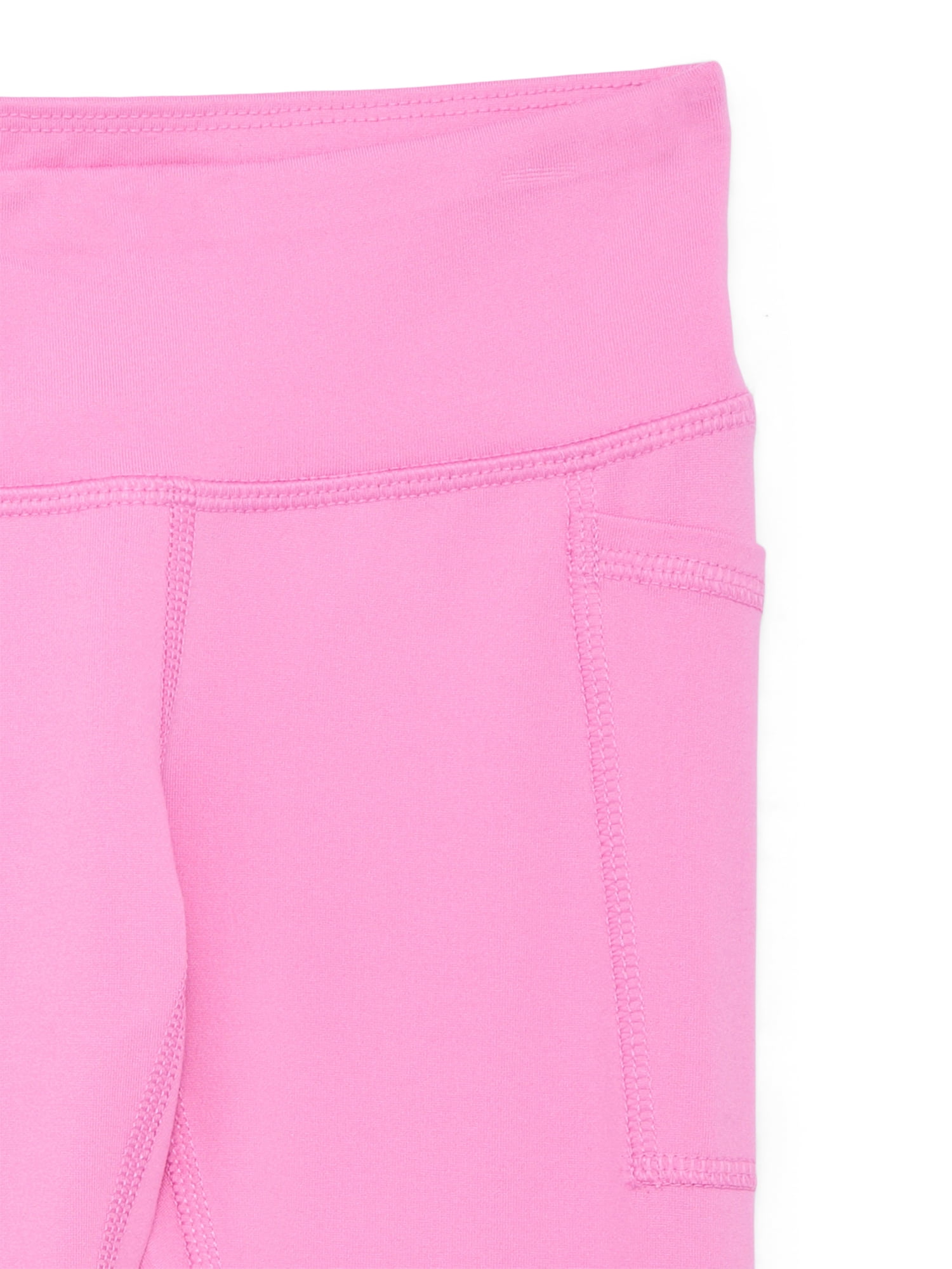 Athletic Works Girls Active Foil Print Leggings, 2-Pack, Sizes 4-18