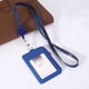 thumbnail image 5 of Portacredenciales Con Cremallera, Cartera Delgada De Cuero Pu Para Tarjetas De Identificación, Con Cordón Para El Cuello Y Carrete Retráctil Para Credenciales, 5 of 5