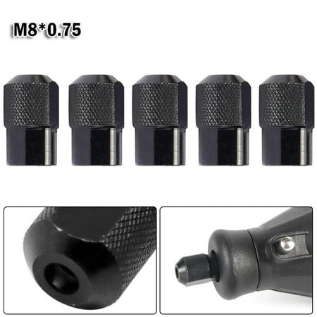 

5pcs Mini Drill Chuck M8X0.75mm Zinc Alloy Chuck Nut Rotary Tool Accessories