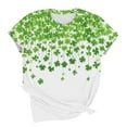 thumbnail image 6 of Fewfanhot Tops for Women Trendy St Patricks Day Shirt Women Funny Saint Patricks Day Shirts Cute Shamrock Tshirt Graphic Tee Tops, 6 of 6
