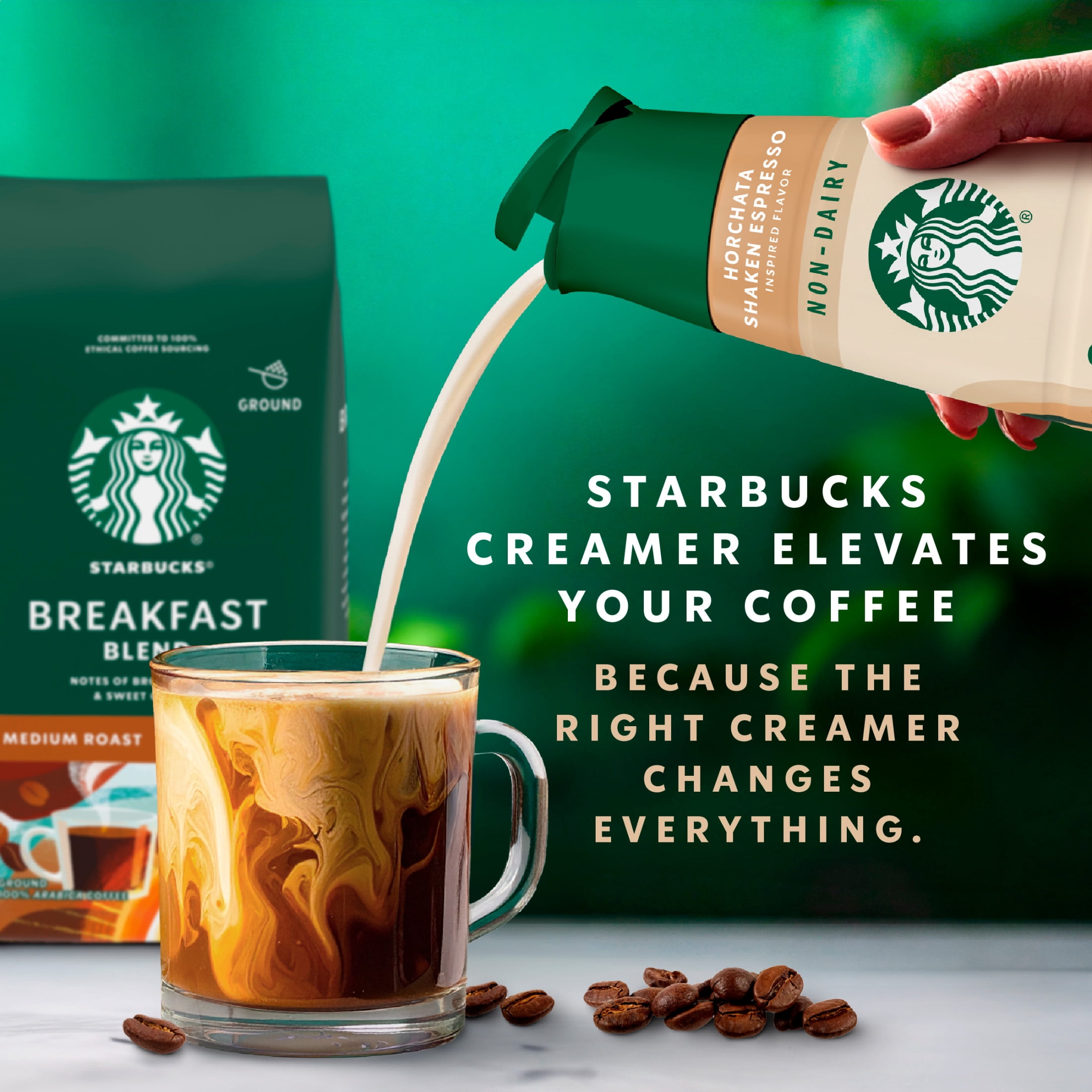 Starbucks Horchata Shaken Espresso Inspired Non-Dairy Creamer, 28 fl. oz. Bottle 28 fl oz