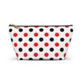 thumbnail image 2 of Red Black Polka Dots  Makeup Bag Cosmetic Bag-Accessory Pouch Makeup, 2 of 4
