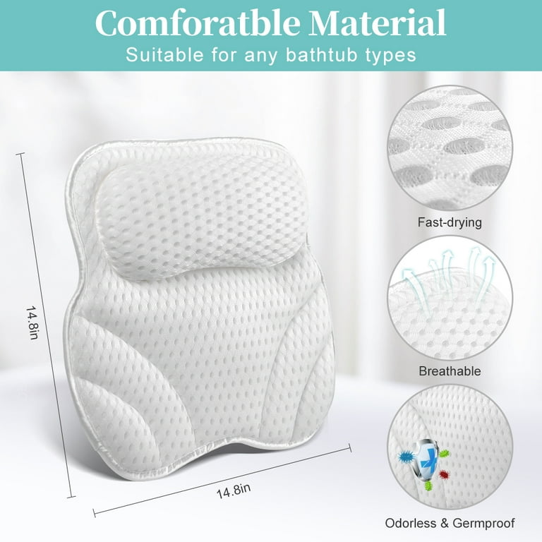 Tub hot sale pillow walmart
