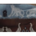 thumbnail image 3 of oneOone Georgette Viscose Fabric Stripe|Bird & Monkey Ikat Print Fabric BTY 42 Inch Wide, 3 of 3
