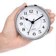 thumbnail image 2 of 3-1/2 Inch (90 Mm) Quartz Clock Fit-up/insert With Arabic Numeral, Quartz Movement (silver Rim), 2 of 4