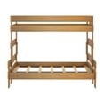 thumbnail image 4 of Max & Lily Bunk Bed Twin over Full Size, Modern Farmhouse Solid Wood Bunk Beds for Kids, 4 of 9