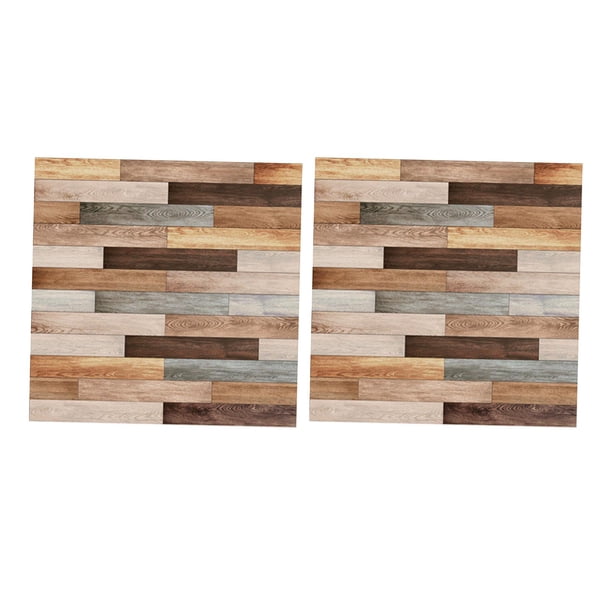 Pegatinas para casa de muñecas a escala 1:12, mini suelo de madera con veta, lámina para suelo de casa de muñecas estilo D