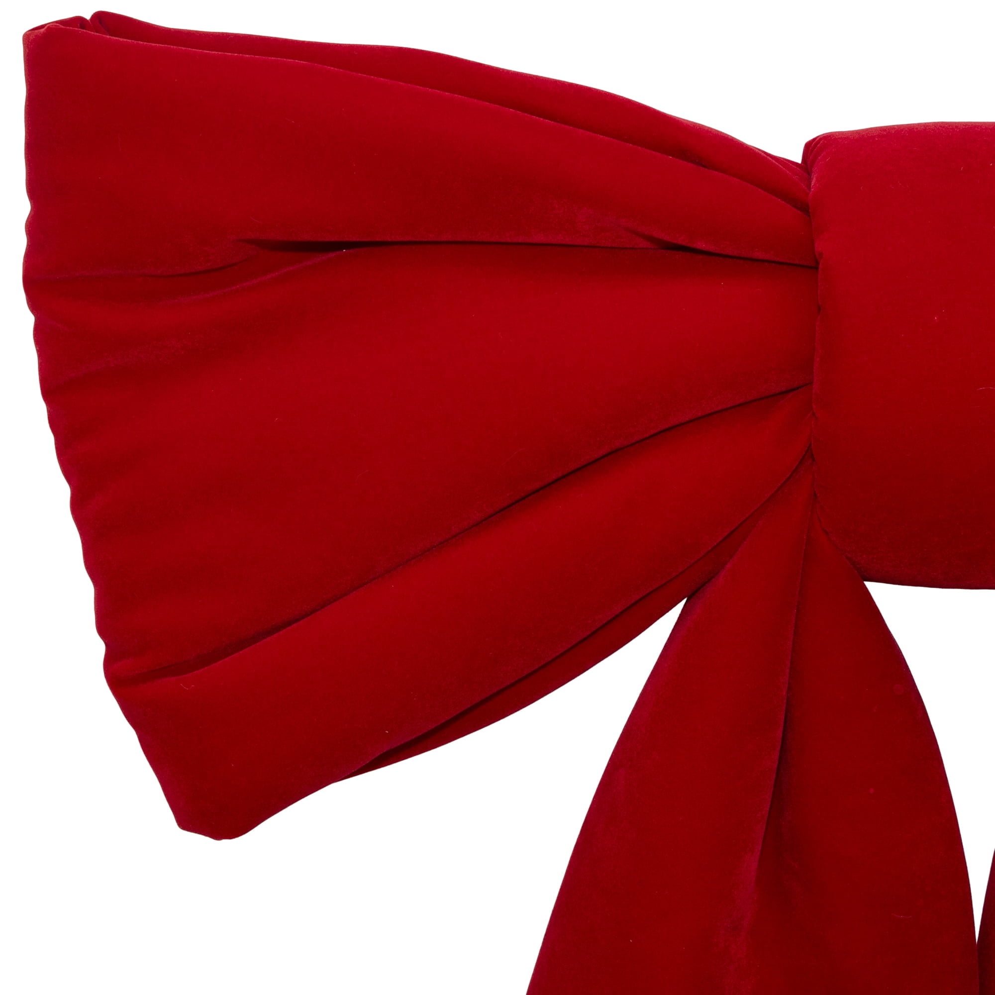 Red Velvet Decorative Christmas Bow, 28", by Holiday Time