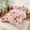 Coral Peach, variant on Erosebridal Farm Animals Twin Comforter Sets for Boys Girls, Farmyard Bedding Set, Polka Dots Reversible 2pcs 1 Comforter and 1 Pillowcase