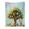 thumbnail image 2 of JML Custom Fleece Blanket for Easter - Soft Printed Twin Blanket, Fuzzy Blankets & Throws 60x80 Inches, 2 of 4