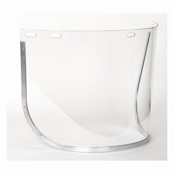Condor Face Shield Visor, Clear Visor, 8" Height, Uncoated Lens, Clear 2AUB8