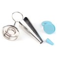thumbnail image 4 of Stainless Steel Creative Umbrella Tea Infuser Reusable Leaf Filter Strainer Kitchen Accessories for Kitchen Making Tea (Blue), 4 of 8