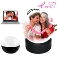 thumbnail image 2 of Personalized Electronic Video Crystal Ball - 4GB Memory, 480*480 Display, Upload Your MP4/JPG for Custom Digital Message, Unique Valentine's Day, Christmas, Anniversary Gift for Loved Ones, 2 of 12