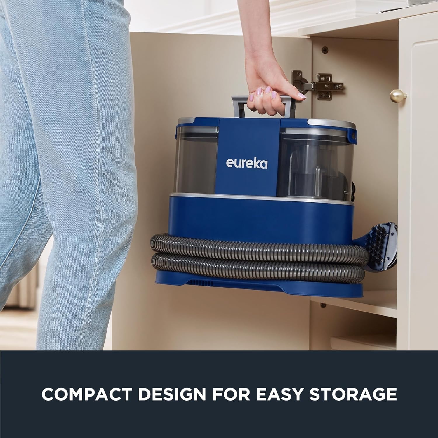 Eureka Carpet and Upholstery Cleaner, Portable, Spot Cleaner for Pets, Large Water Tank, Blue