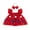 Red, variant on Lairauiy Baby Girls Independence Day Romper Dress 3 6 9 12 18 Months Flying Sleeve Star Embroidery Mesh Bodysuit with Headband for 4th of July