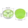 thumbnail image 2 of Waterproof Shower Clock Mini Bathroom Mirror Wall Clocks with Suction Cup, Green, 2 of 6