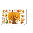 thumbnail image 2 of Adhesivos para ventanas JanHm Decoraciones de Acción de Gracias Otoño 12 hojas, 2 of 5